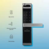Yale YDM4109A Digital Fingerprint and Password Smart Mortise Lock - Black (Works with Yale Home App)