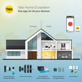 Yale YDM4109A Digital Fingerprint and Password Smart Mortise Lock - Black (Works with Yale Home App)