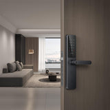 Aqara Smart Door Lock A100 Zigbee Global Version - 18 Month Battery Life - 9 Unlock Methods - Google Assistant & HomeKit Support - Numeric Keypad - Remote Control & Configure - Black