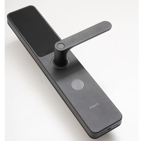 Aqara Smart Door Lock A100 Zigbee Global Version - 18 Month Battery Life - 9 Unlock Methods - Google Assistant & HomeKit Support - Numeric Keypad - Remote Control & Configure - Black
