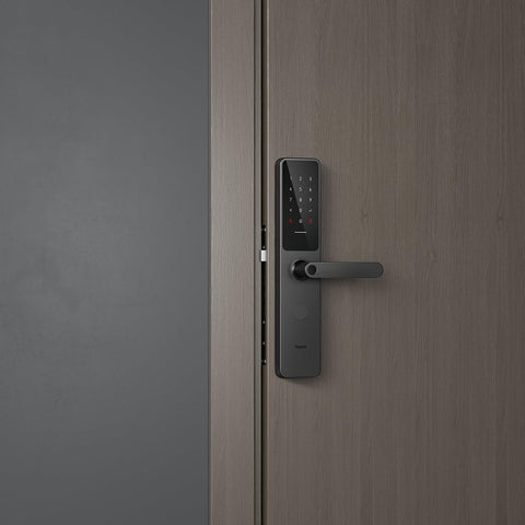 Aqara Smart Door Lock A100 Zigbee Global Version - 18 Month Battery Life - 9 Unlock Methods - Google Assistant & HomeKit Support - Numeric Keypad - Remote Control & Configure - Black